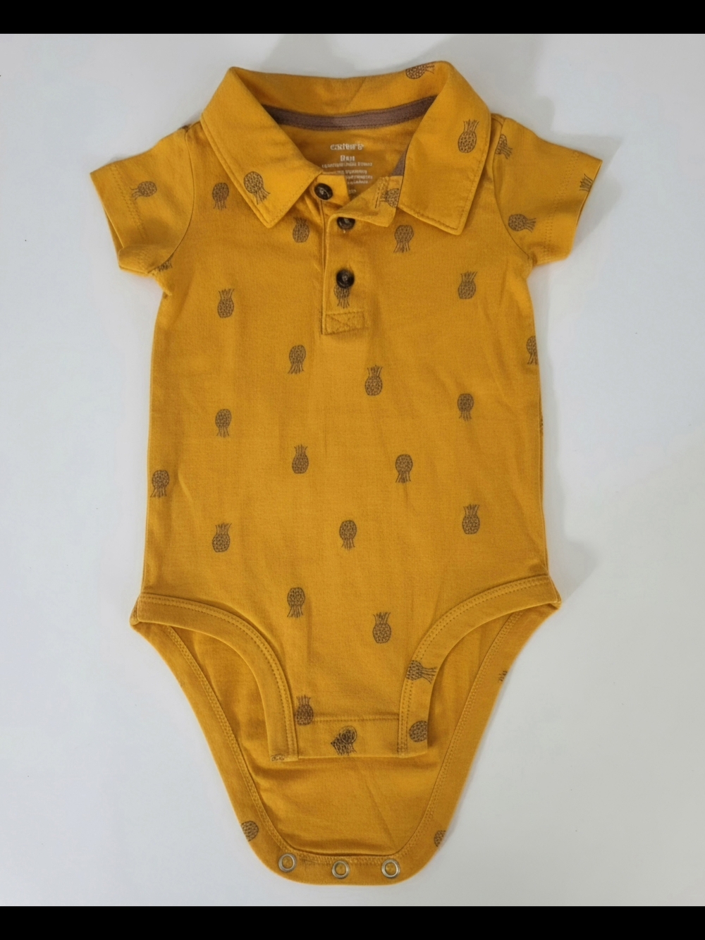 Carter's Pineapple Polo Bodysuit